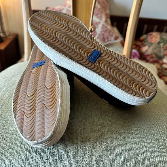 Kate Spade with Keds size 8 black glitter loafer sneakers - Picture 9 of 12